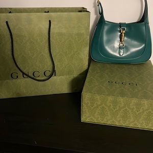 Brand new Gucci Jackie 1961 small shoulder bag - green 2022